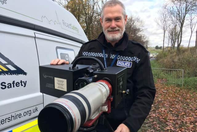 Britain's biggest speed camera has been unveiled