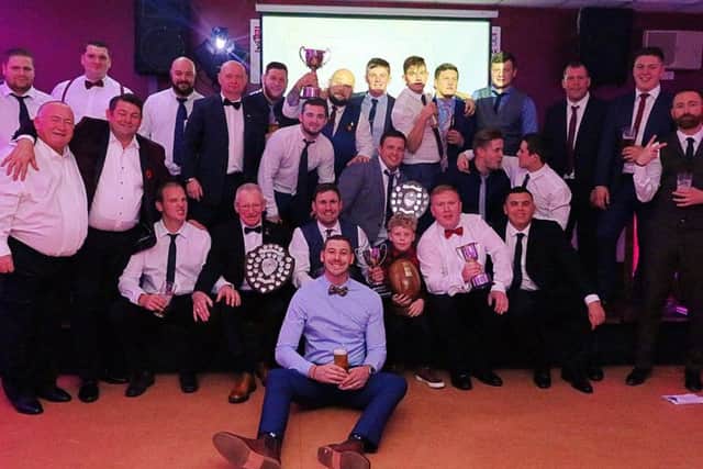Thornhill Trojans guests and award winners.