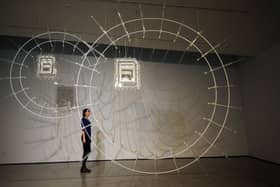 Composition for 37 flutes (in two parts) by Cerith Wyn Evans. (Simon Hulme)
