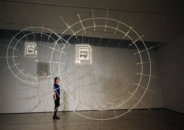 Composition for 37 flutes (in two parts) by Cerith Wyn Evans. (Simon Hulme)