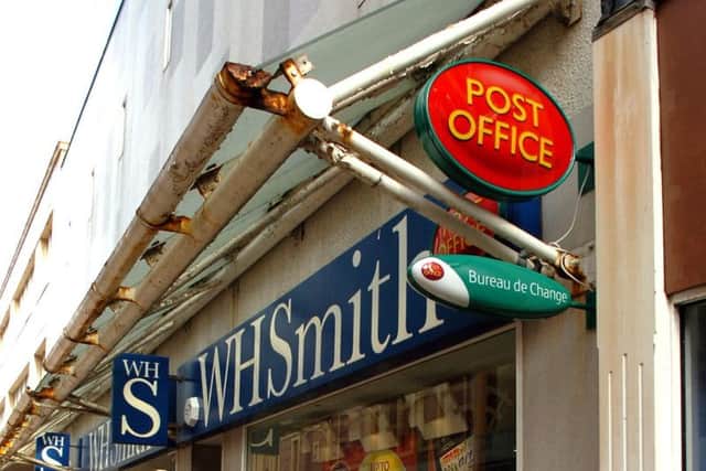 The Post Office has defended its plans stating that many branches already sit within WHSmiths stores, such as this one in Blackpool.
