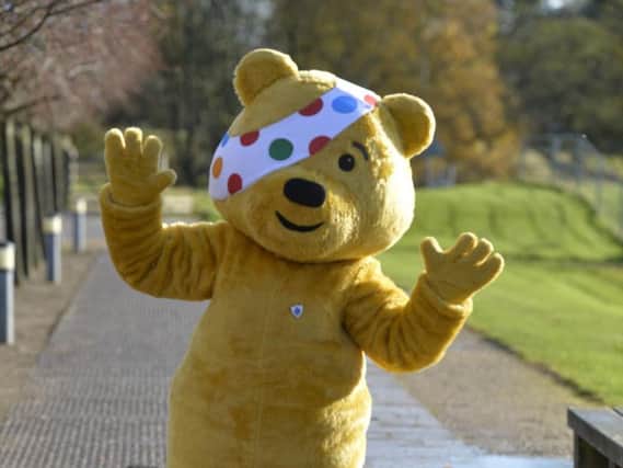 Pudsey the bear is from Leeds, well he was designed by Leeds designer Joanna Lane and named after her hometown of Pudsey