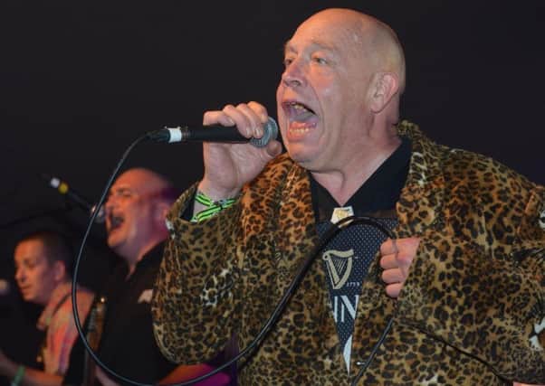 Bad Manners' larger-than-life frontman Buster Bloodvessel.