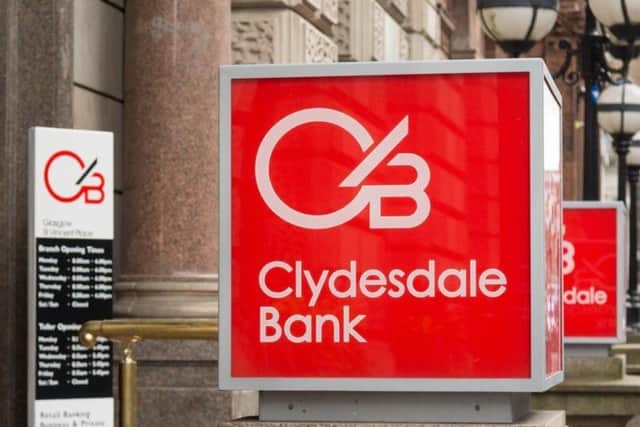 A library image of a Clydesdale Bank logo