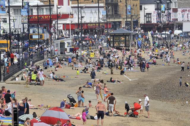Scarborough South Bay beach was packed this summer.