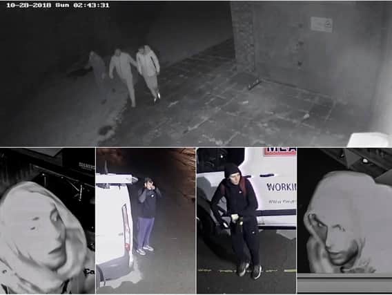 Do you recognise any of these men? Call police on 101