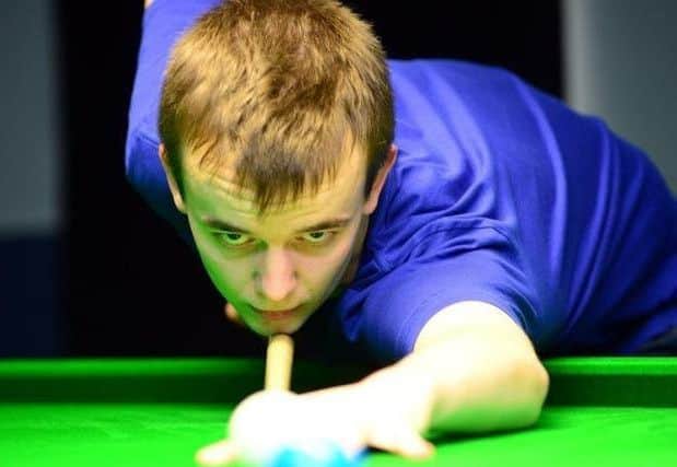 Ashley Hugill: Battling for card.