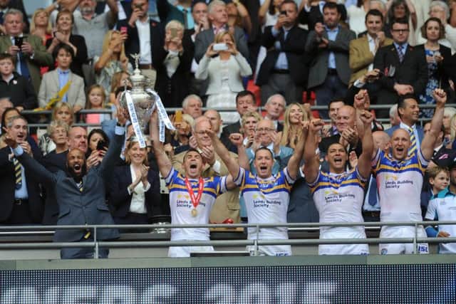 Leeds Rhinos' 2015 trophy treble-winning campaign. PIC: Steve Riding