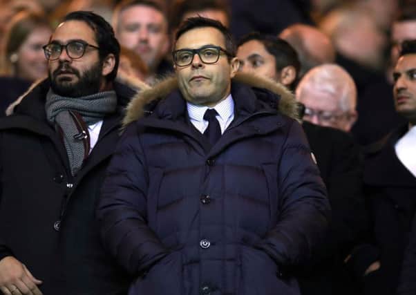 Leeds United's owner Andrea Radrizzani. Picture: Mike Egerton/PA