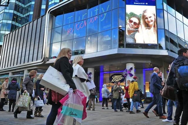Shoppers hit the high street for Black Friday last year.