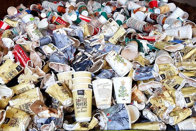 Every year the UK throws away 2.5bn single use paper drinks cups.