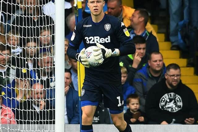 Leeds United goalkeeper Bailey Peacock-Farrell has picked up a knee injury in training.