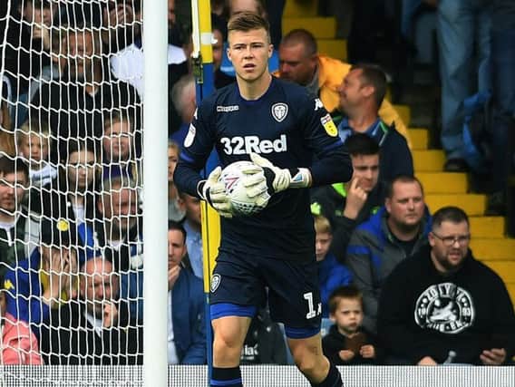 Leeds United goalkeeper Bailey Peacock-Farrell has picked up a knee injury in training.
