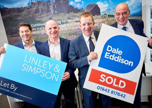 NEW TEAM: Nick Simpson and Will Linley with Bill Dale and William Eddison, founders of Dale Eddison.