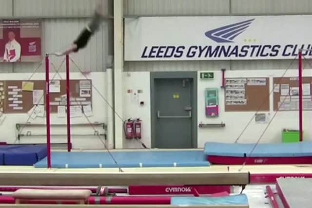 Ashley, who has been in the Great Britain gymnastics squad since the age of 15, succeeded on his eighth attempt.