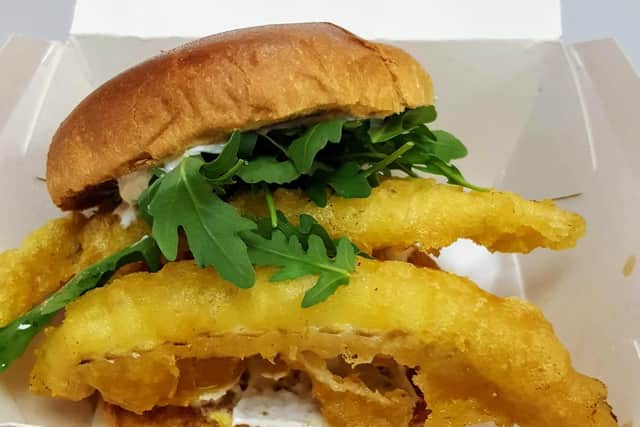 Hirds Family Fisheries in Leeds says its fish brioche is a popular grab and go option.