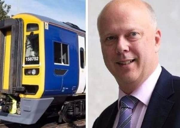 New performance data suggests Transport Secretary Chris Grayling is fialing to get the region's rail services back on track.