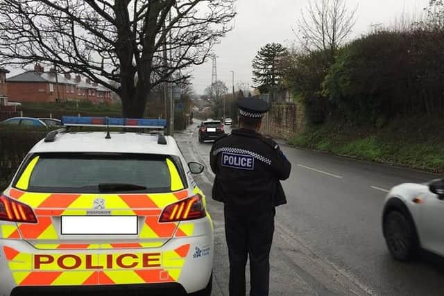 Police have been out in South Leeds today catching speeding drivers