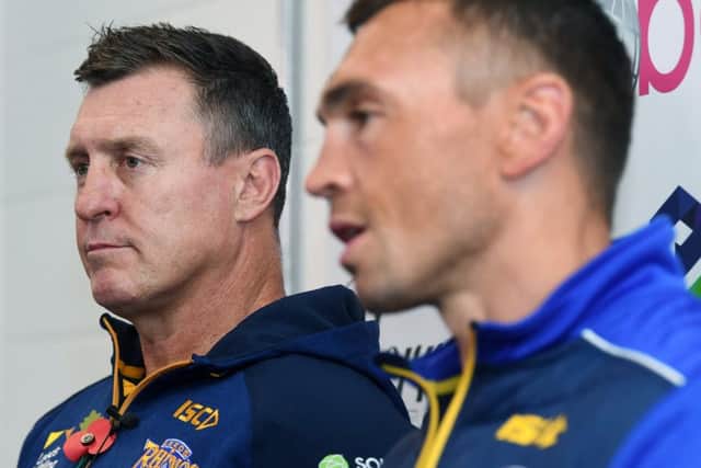 Dave Furner and Kevin Sinfield.
