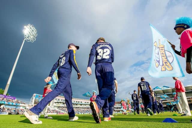 HAVING A BLAST: Will 2019 be the year Yorkshire Vikings end their wait for T20 silverware? Picture: Allan McKenzie/SWpix.com