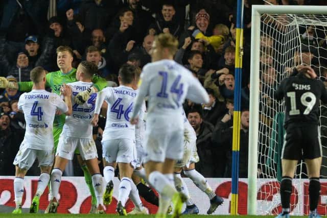 Action from last night's win. Leeds United beat Reading 1 - 0 at Elland Road.