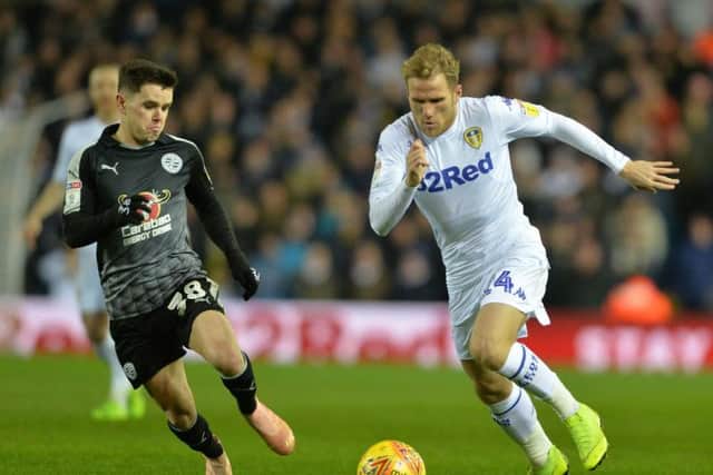 Leeds United's Samuel Saiz after coming off the bench against Reading.