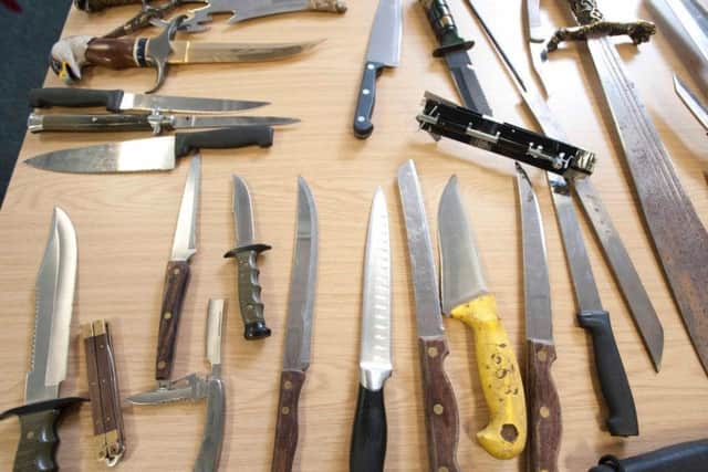 Knives have been collected across the country as part of a police initiative to stop knives falling into the wrong hands