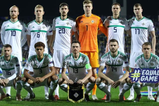 Peacock-Farrell in Northern Ireland's line-up ahead of their recent clash with Bosnia.