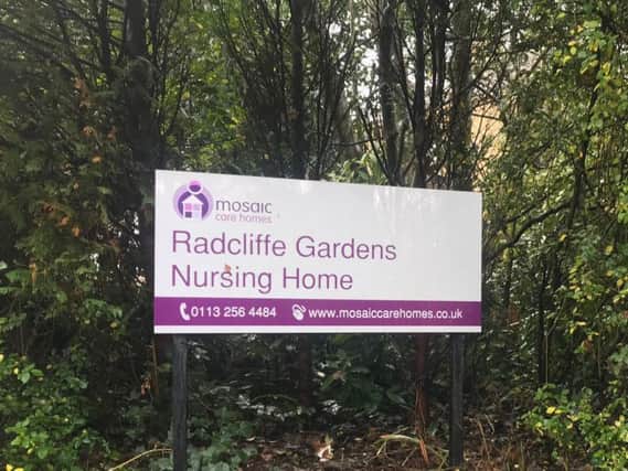 Radcliffe Gardens Care Home was given an inadequate rating by the Care Quality Commission in June