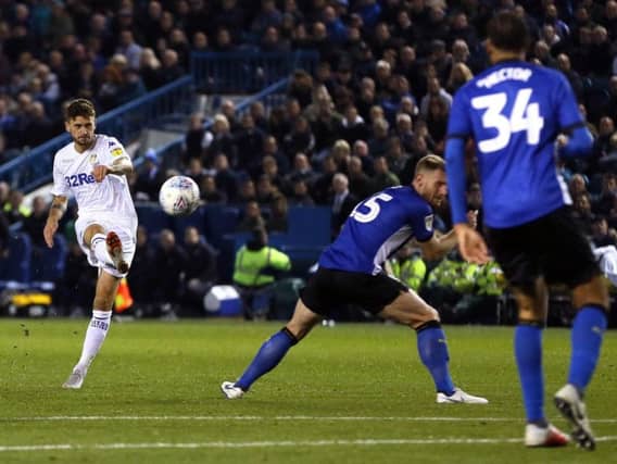 Mateusz Klich strikes at Hillsborough to earn Leeds United a 1-1 draw with Sheffield Wednesday in September.