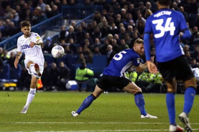 Mateusz Klich strikes at Hillsborough to earn Leeds United a 1-1 draw with Sheffield Wednesday in September.