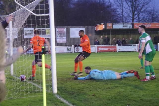 Brighouse Town, abiove, make the trip to rivals Tadcaster this weekend.