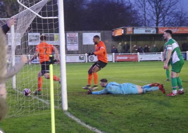Brighouse Town, abiove, make the trip to rivals Tadcaster this weekend.