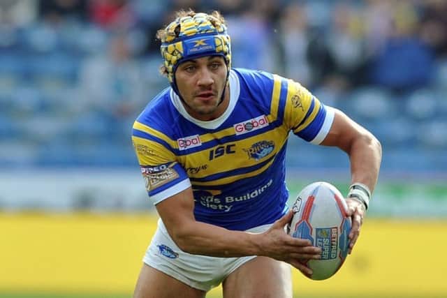 IN CONTENTION: Leeds Rhinos' Ashton Golding Picture: Tony Johnson.