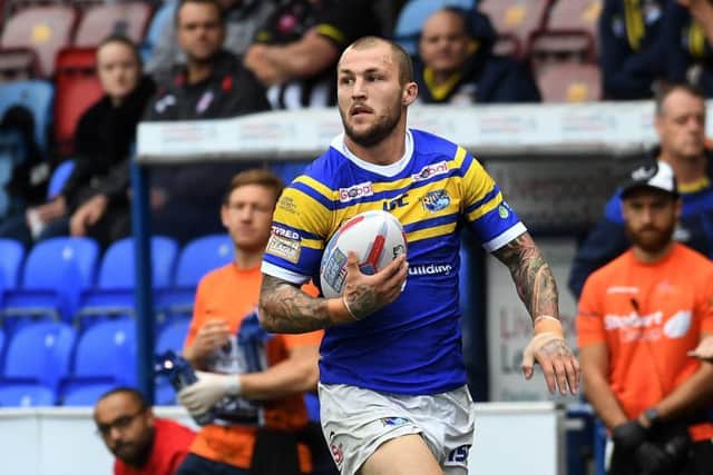 AIMING HIGH: Leeds Rhinos' Luke Briscoe..