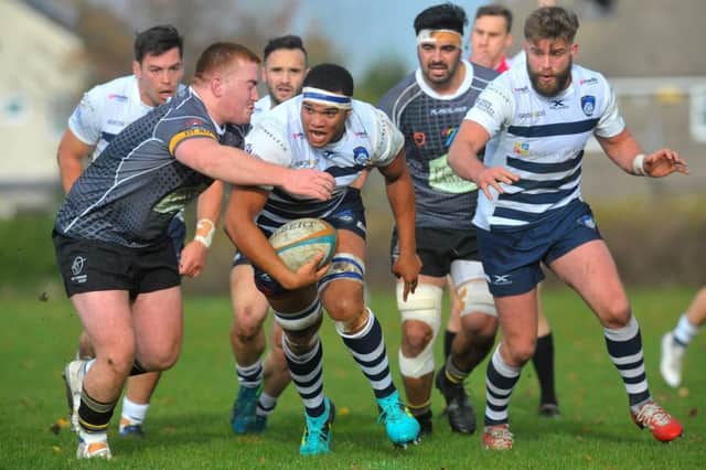 Cian Romaine in action for Yorkshire Carnegie.