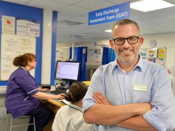 Steve Bush, clinical director of emergency and specialty medicine at Leeds Teaching Hospitals NHS Trust, in the A&E department at St James' Hospital in Leeds. Picture: Bruce Rollinson.