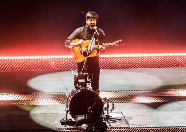 Mumford & Sons playing First Direct Arena, Leeds, on their Delta tour. Picture: Anthony Longstaff