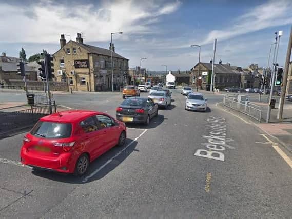 The incident happened near the traffic lights on Beckside Road in Bradford.