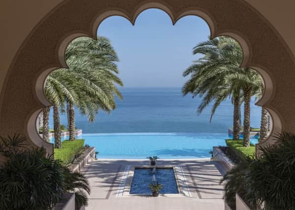 The pool at Shangri-La Al Husn Hotel. PIC: PA