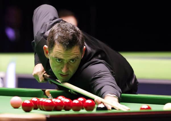 Ronnie O'Sullivan in action at York (Picture: Martin Rickett/PA Wire)