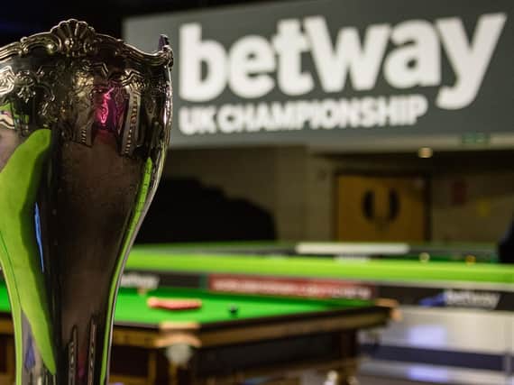 2019 Betway UK Championship tickets go on sale on Sunday, December 9 at 10am