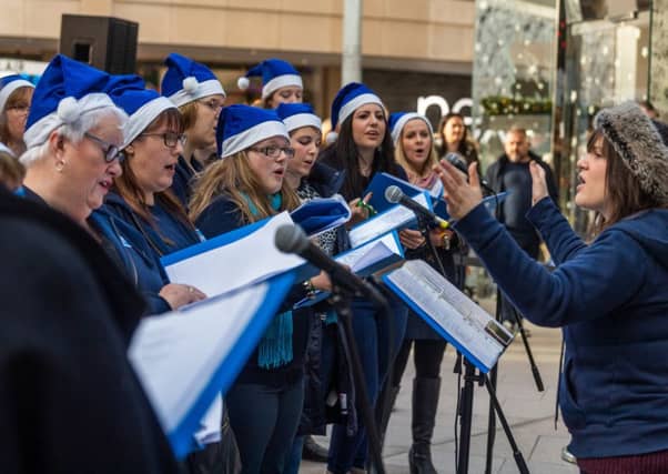Trinity Leeds is hosting a Choir-a-thon this weekend, with 16 choirs singing for 16 hours to raise money for Leeds-based charity St Vincent's.