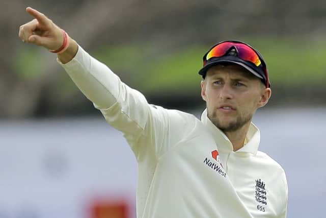 LEADING THE WAY: England Test captain Joe Root. Picture: AP/Eranga Jayawardena)
