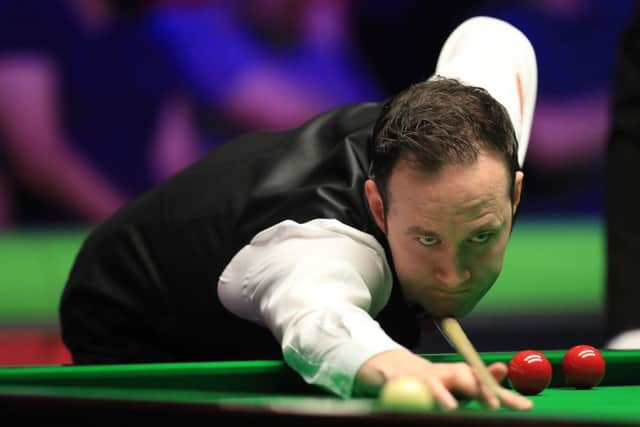 Martin O'Donnell during his match with Ding Junhui.