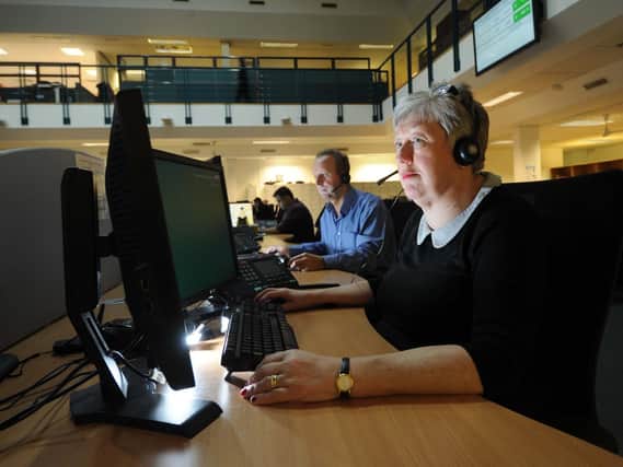 Staff at the NHS 111 call centre run by Yorkshire Ambulance Service, pictured in 2013. Picture: Simon Hulme.
