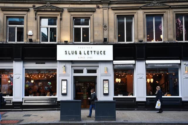 The new Slug and Lettuce exterior