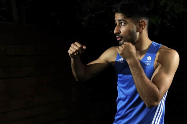 Leeds's Qais Ashfaq  (Picture: Bruce Rollinson)