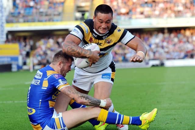 Weller Hauraki playing for Castleford Tigers in 2014. (Picture: Jonathan Gawthorpe)