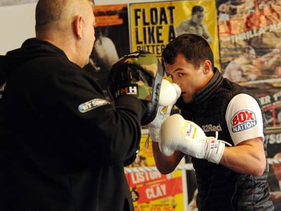 Leeds boxer Josh Warrington.